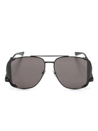 SAINT LAURENT 653 LEON LEATHER SPOILER Sunglasses - SL653LEONLEATHERSPOILER