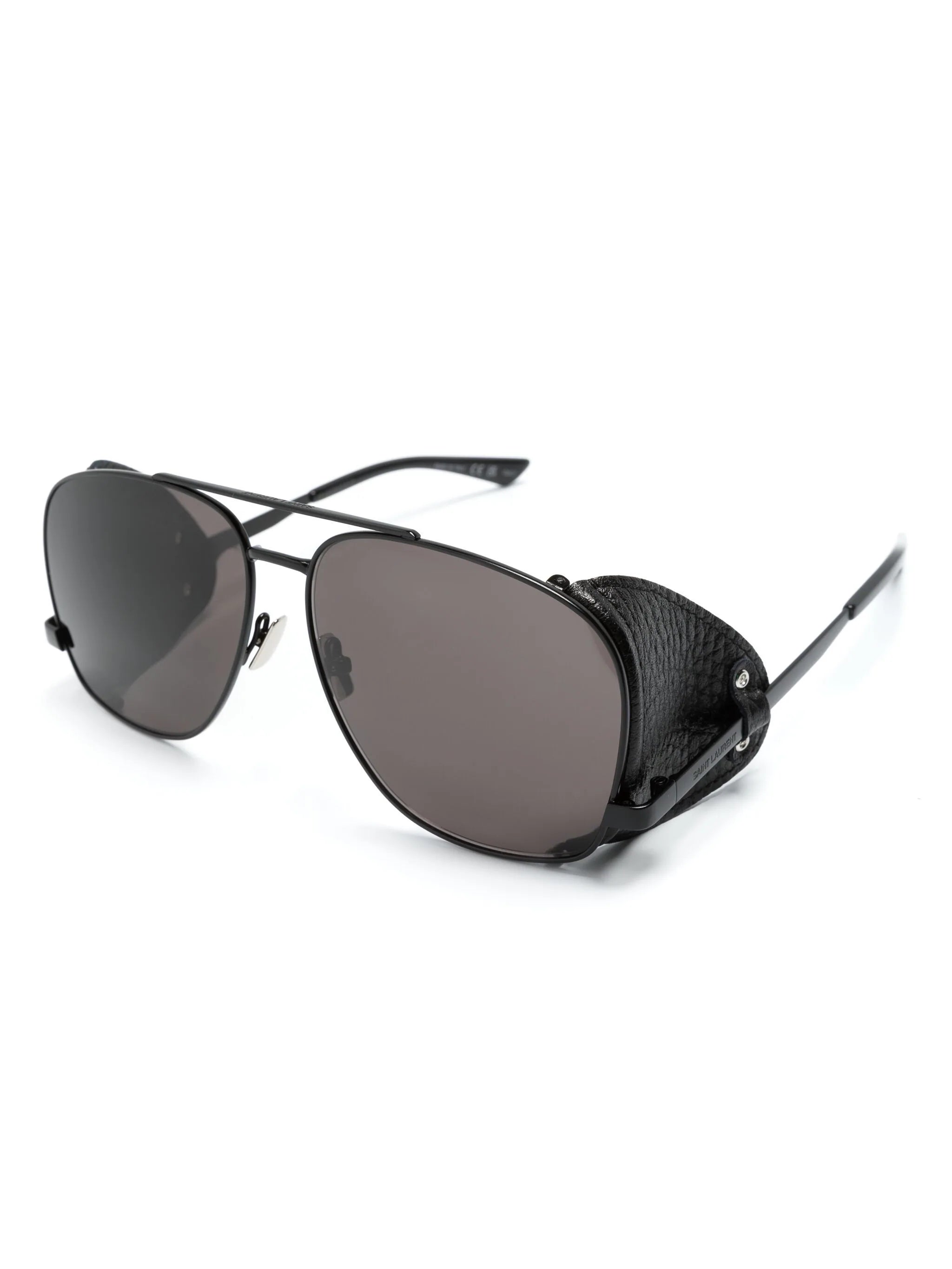 SAINT LAURENT 653 LEON LEATHER SPOILER Sunglasses - SL653LEONLEATHERSPOILER