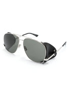 SAINT LAURENT 653 LEON LEATHER SPOILER Sunglasses - SL653LEONLEATHERSPOILER