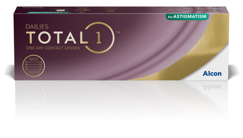 DAILIES TOTAL 1 FOR ASTIGMATISM - 30 LENSES (-0.25D TO +4.00D)