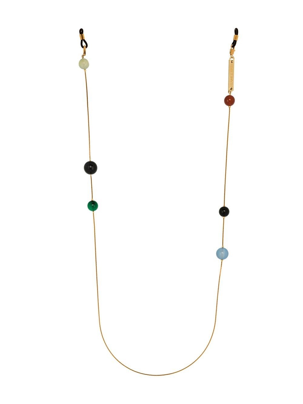 FRAME CHAIN GOBSTOPPER Glass Beads / Metal Chains - André Opticas