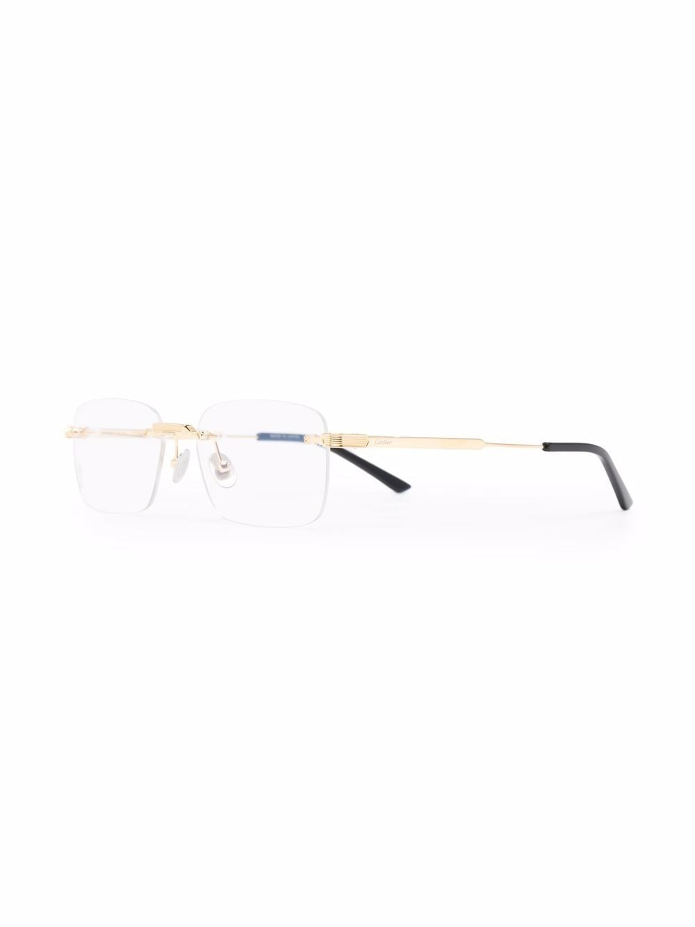 Cartier Eyewear Unisex CT0349O Titanium Glasses Frames Andr