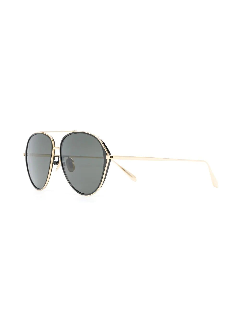 Linda Farrow Shelby Cat Eye Sunglasses in Black | FWRD