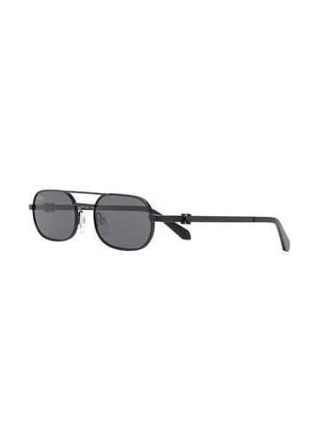 OFF-WHITE: Baltimore metal sunglasses - Grey  Off-White sunglasses  OERI072S23MET001 online at