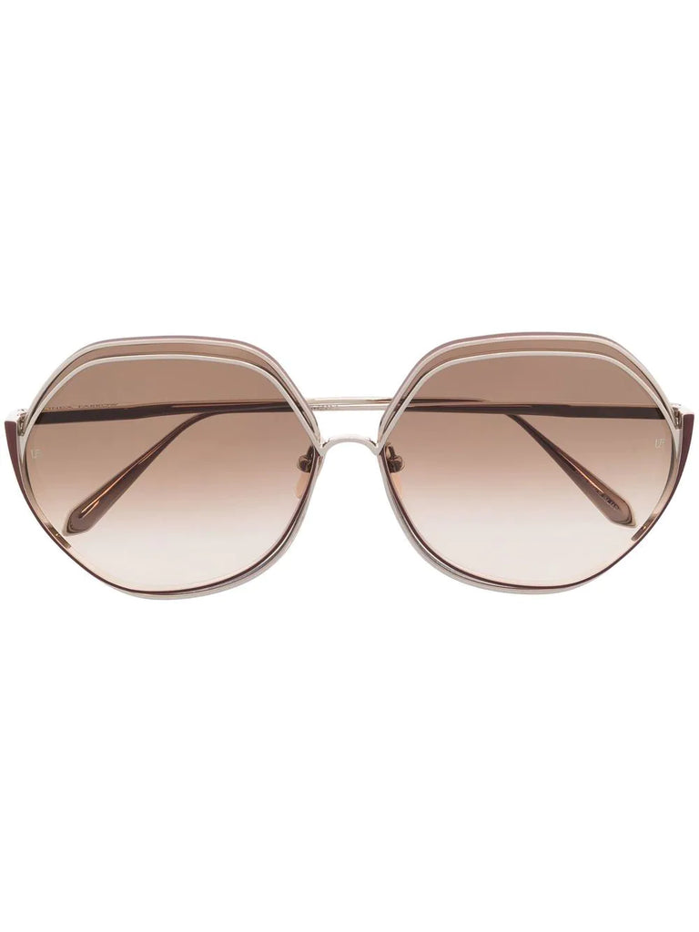 LINDA FARROW LFL1355 Metal Sunglasses - André Opticas