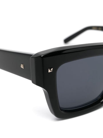Valentino Black Acetate XXII Sunglasses